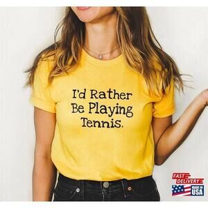 Tennis Shirt Tshirt Unisex